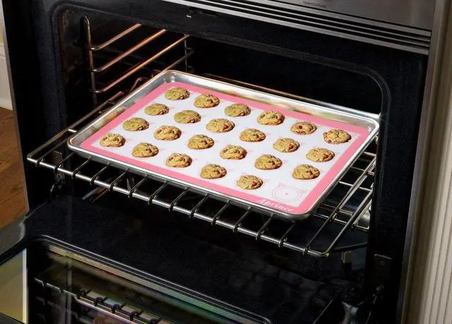 Alt view image 6 of 7 - Pack of Silicone Baking Mats Silicone Pastry Mat,Non-stick Baking Mat Pink 16.5x11.8x0.09 inch Silicone Mat Silicon Baking Mat Set Baking Mats Silicon Mats for Baking mats non stick silicone