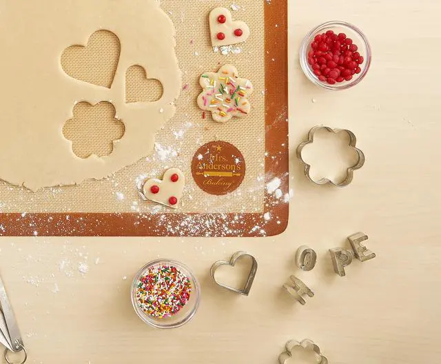 Alt view image 4 of 5 - Non-Stick Silicone Baking Mat - Reusable Oven Liner & Pastry Mat - For Breads, Cookies, Roasting & More - Bakers Essentials - Heat-Resistant to 480°F - Big Baking Mat