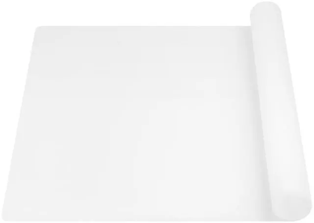 Main image of Silicone Mat for Kitchen Counter - Cuttte 23.62" x 15.75" Large Heat Resistant Mats for Countertop, Anti-slip Quartz Countertop Protector for Air Fryers Coffee Pots(White Translucent)