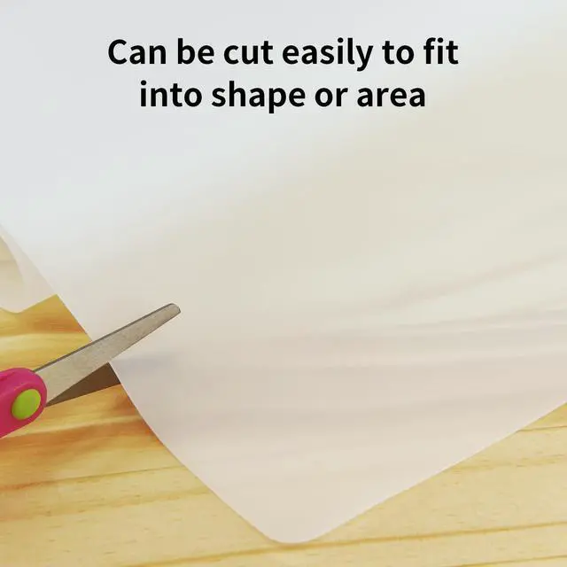 Alt view image 3 of 7 - Silicone Mat for Kitchen Counter - Cuttte 23.62" x 15.75" Large Heat Resistant Mats for Countertop, Anti-slip Quartz Countertop Protector for Air Fryers Coffee Pots(White Translucent)