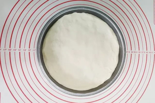 Alt view image 5 of 7 - silicone pastry non stick baking mat with measurement fondant mat with three sizes for silicone baking mat, counter mat, dough rolling mat,fondant/pie crust mat (Red, 24"L x16"W)