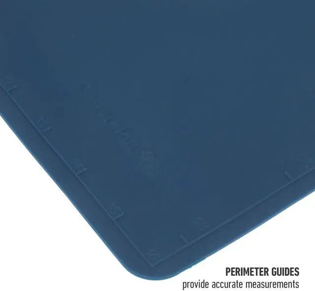 Alt view image 6 of 7 - Orbit Baking Mat, 16.5 x 11 Inch Silicone Baking Sheet Mat, Nonstick Baking Mat, High-Heat Resistant Non-Slip Countertop Mat for Baking and Dough Rolling, Dishwasher Safe - Navy Blue