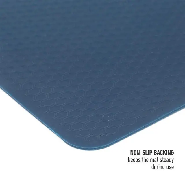 Alt view image 7 of 7 - Orbit Baking Mat, 16.5 x 11 Inch Silicone Baking Sheet Mat, Nonstick Baking Mat, High-Heat Resistant Non-Slip Countertop Mat for Baking and Dough Rolling, Dishwasher Safe - Navy Blue
