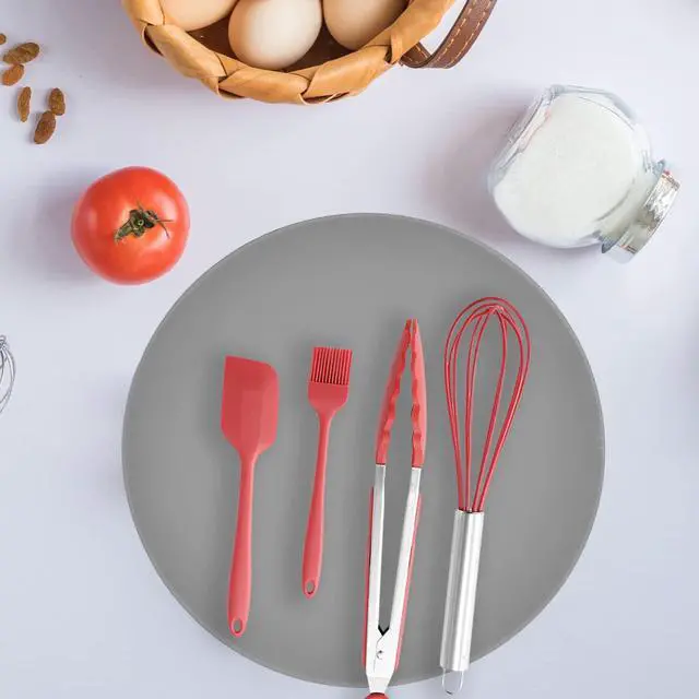 Alt view image 6 of 7 - 12 10 8 Inch Multi-use Microwave Mat, Trivet, Pot Holders, Drying, Baking, Place Mat, Utensils Rest, Silicone Cover Pad for Hot Pot Pans Bowls Plates Dishes Kitchen Counter,Heat Resistant,Gray