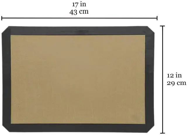 Alt view image 6 of 6 - Pack Baking Mats, 12 x 17, Tray Pan Liner for Healthy Dishes, Reusable Non-Stick Cookie Sheets, Perfect for Macarons, Dog, Cat, Parrot Treats, Pastry, Bread, Bun making