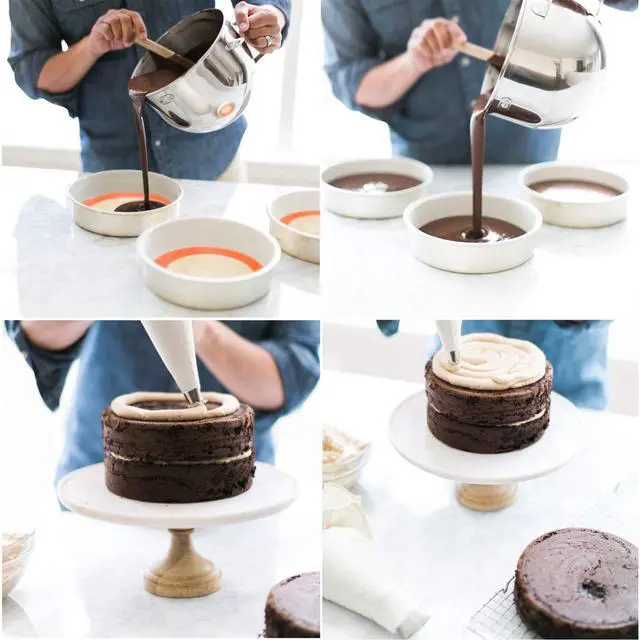 Alt view image 7 of 7 - Silicone Baking Mats, 2 PCS Round Silicone Mats for 9 Inch Cake Pan, Non-Stick Reusable Cookie Sheet Liners for Baking Pans for Cake/Bread/Pizza/Macaron/Pastry/Cookie/Bun/Pie