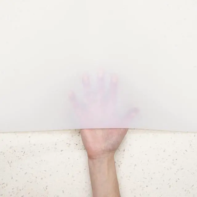 Alt view image 6 of 7 - Set of 2, Extra Large, Thick, Silicone Mats for Kitchen Counter, Heat Resistant Mats, Countertop Protector, Non-Slip, Easy to Clean, 25 x 17 Inches x 1.4mm, Semi-Transparent