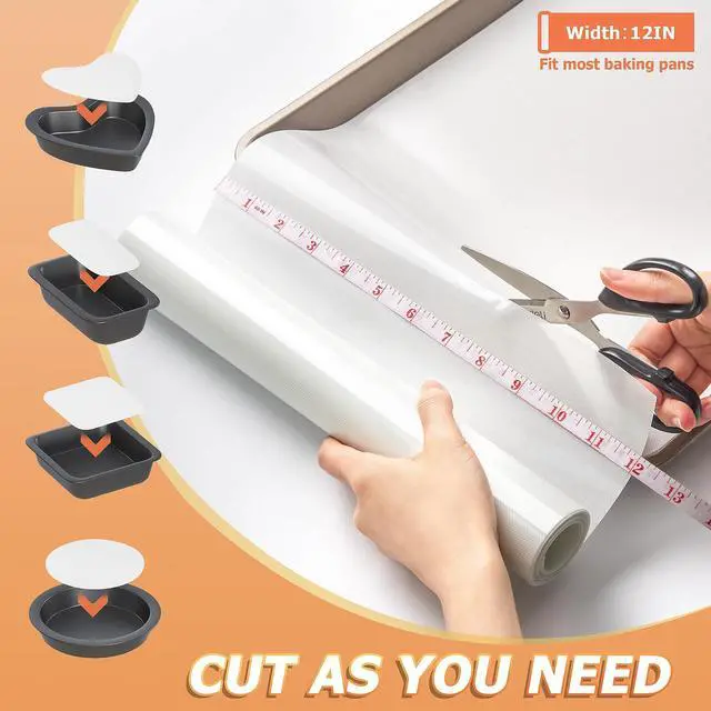 Alt view image 2 of 6 - Silicone Baking Mat Roll, Non-Stick Heat Resistant Food Grade Baking Mats, Non-Slip Reusable Air Fryer Linner, Freeze Dryer Mat, Counter Mat, Oven Liner, Refrigerator Liners - 16IN x 10FT