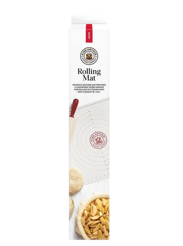 Alt view image 7 of 7 - Baking Company Rolling Mat, Non-Slip Non-Stick Silicone Baking Mat, For Kneading, Rolling, And Measuring Dough