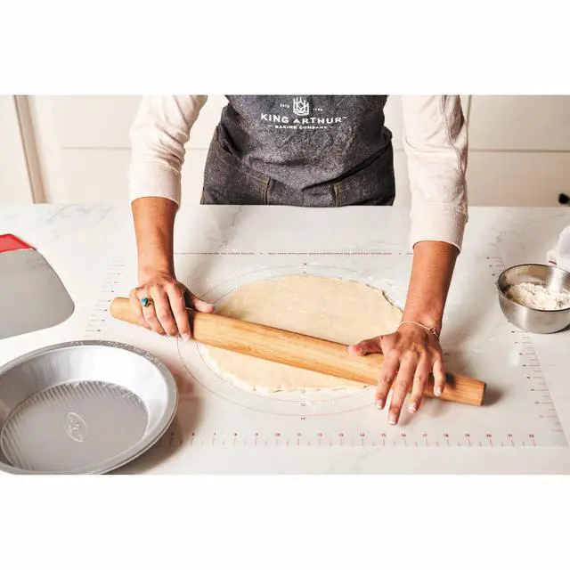 Alt view image 4 of 7 - Baking Company Rolling Mat, Non-Slip Non-Stick Silicone Baking Mat, For Kneading, Rolling, And Measuring Dough