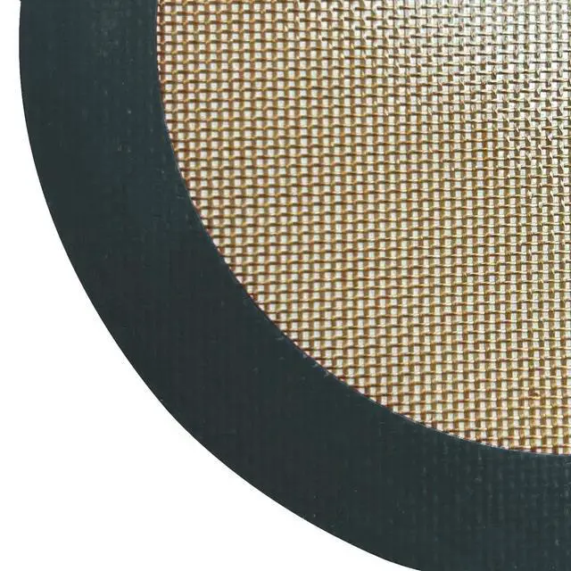 Alt view image 5 of 6 - Silicone Baking Mats, Set of 4, Round dia 8 Inch, Non Stick, BPA Free, Baking Sheet Pan Liner for Cake,Pizza,Cookies,Macaron,Bread,Pastry,Toaster (Gray, Round-dia 8 inch)