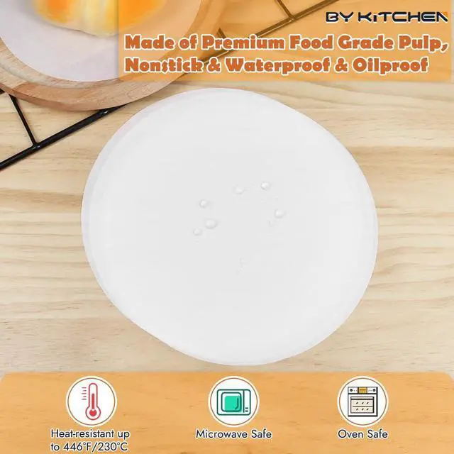 Alt view image 3 of 7 - Parchment Paper Rounds, Set of 220, Non Stick 8 Inch Parchment Paper Sheet for Baking, Pre-cut Round Parchment Liners for Cake Pan, Tortilla Press, Quesadilla Maker, Springform Pan and More