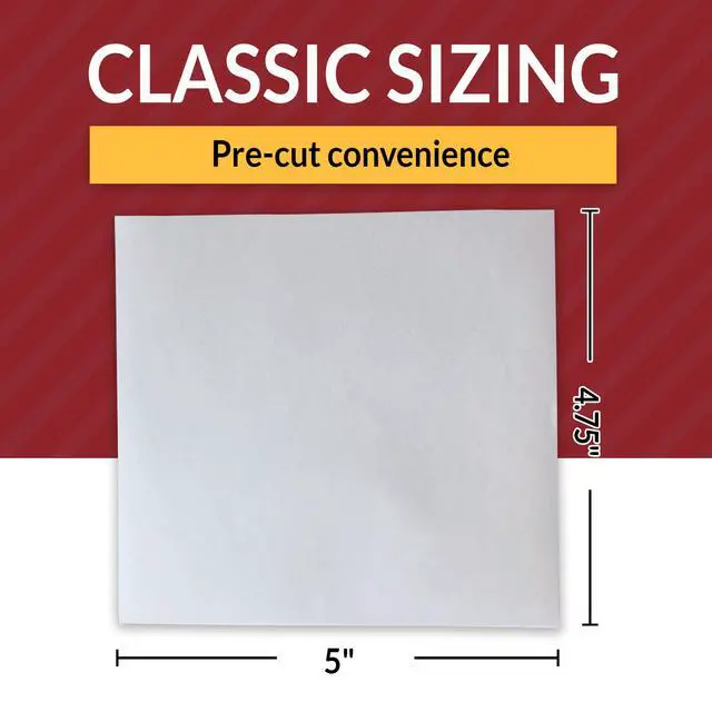 Alt view image 3 of 7 - Hamburger Patty Paper (2000 Pack) (4.75" x 5", Square)| Wax Paper Squares | Food Grade Patty & Parchment Non-Stick Sheets for Burger Press, Deli/Butcher Meat, Resturant-Grade