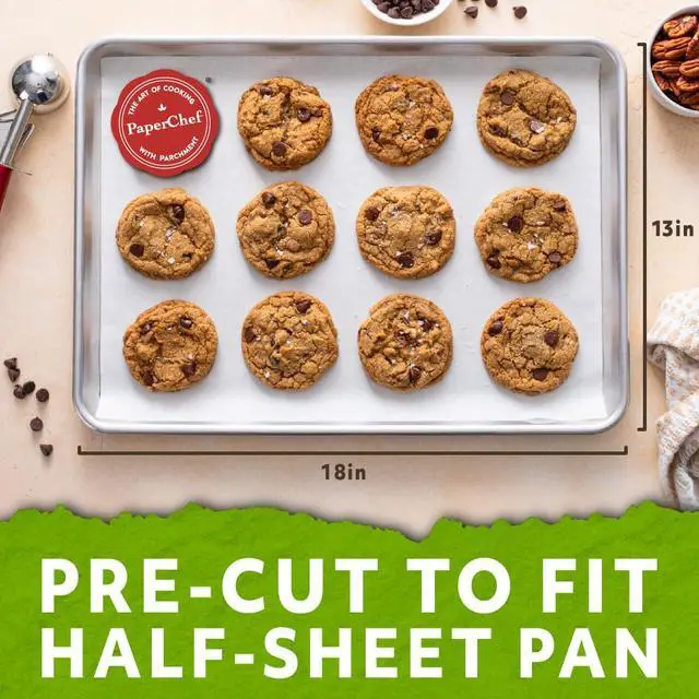 Alt view image 4 of 7 - Culinary Parchment Paper Sheets Precut Nonstick 35 Count 2 Pack