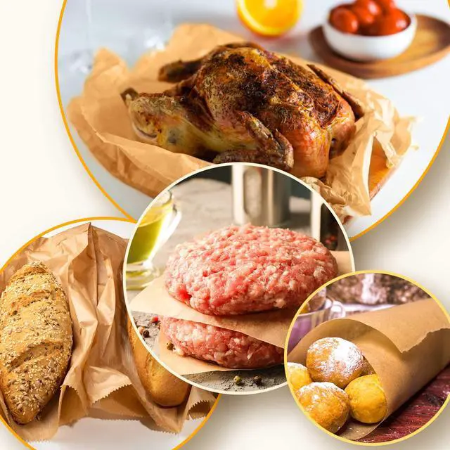 Alt view image 7 of 7 - Parchment Paper Sheets, Unbleached Parchment Baking Sheets, Precut Parchment Paper 12 x 16 IN, Non-Stick Parchment Paper for Baking Grilling Air Fryer Steaming Bread Cake Cookie - 50 Count