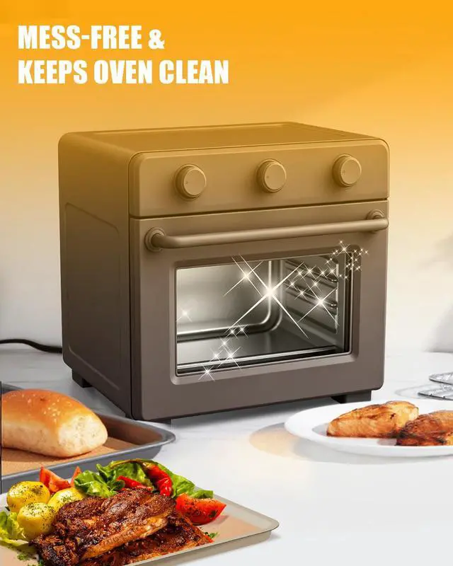 Alt view image 5 of 6 - 130PCs Air Fryer Paper Liners Compatible with Our Place 12.7 QT Wonder Oven