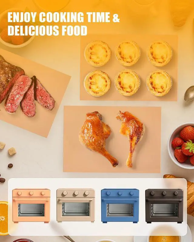 Alt view image 6 of 6 - 130PCs Air Fryer Paper Liners Compatible with Our Place 12.7 QT Wonder Oven