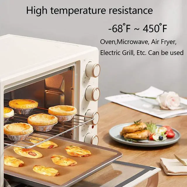 Alt view image 7 of 7 - 300 Pcs Parchment Paper Sheets for Baking, 8x12 Inches Unbleached Precut Parchment Paper for Baking Cookies, Frying, Air Fryer, Cooking, Grilling Rack, Oven