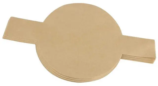 Main image of 100 PCS Precut Circle Cake Pan Liners Rounds, 9 Inch Non Stick Parchment Paper Sheets for Baking Cakes,Dutch Oven, Air Fryer with Easy Lift Tabs (Brown)