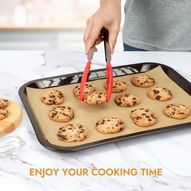 Alt view image 6 of 7 - 9 x 13 Inch Parchment Paper Sheets, Non-Stick Precut Unbleached Baking Parchment Paper Liners for Oven, Air Fryer, Grilling, Cooking Bread Cake Cookie, Fits for Quarter Sheet Pan (120pcs)