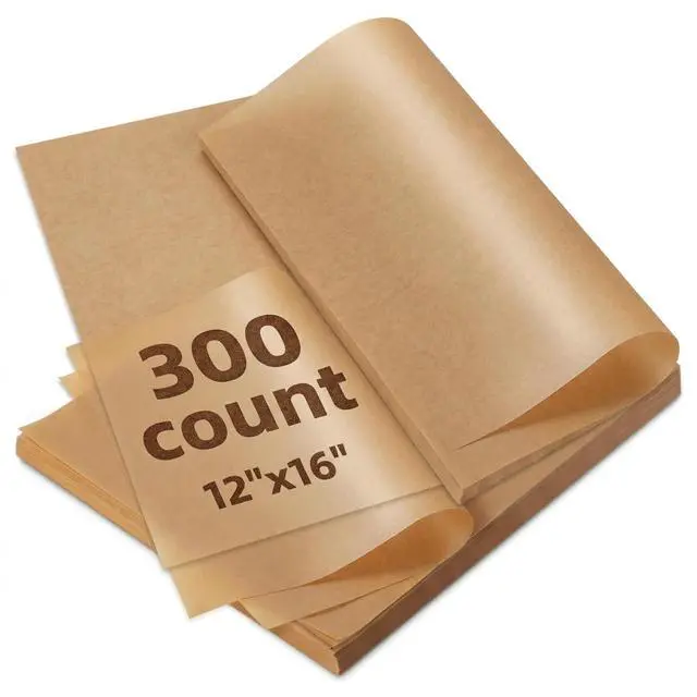 Main image of Parchment Paper Sheets 12x16, 300 Count, Unbleached 38gsm