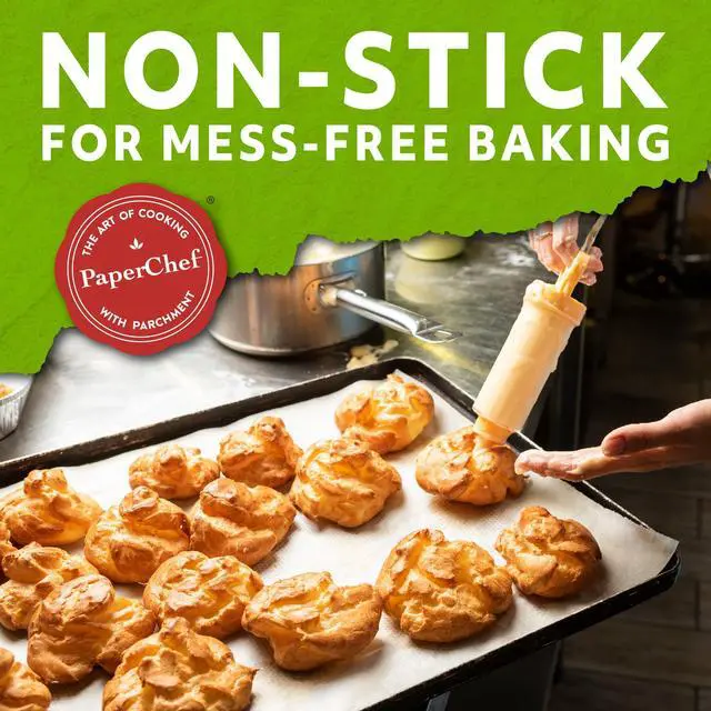 Alt view image 2 of 6 - Culinary Parchment Non-Stick Pre-cut Sheets 15x16.5", 24-ct