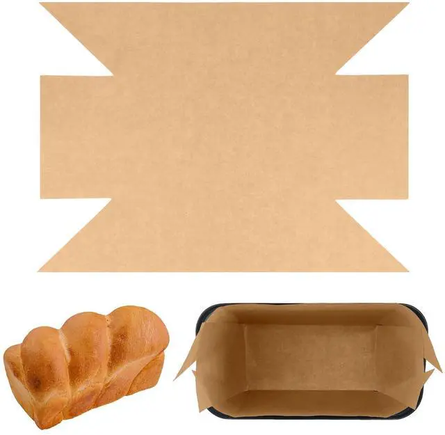 Main image of 100 Pcs Parchment Paper Loaf Pan Liners for Baking Bread 9x5 in Loaf Pan Parchment Liners Disposable Non-Stick Bread Pan Liners Loaf Liners for Baking Toast Bread