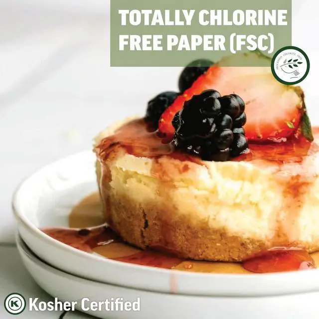 Alt view image 3 of 7 - Inch Parchment Paper Rounds (100 Sheets) - Unbleached, Pre-cut, High Heat, Round Liners - Fits 6 inch Small Round Cake Pans or Great for Lining, Freezing and Storing, and Separating