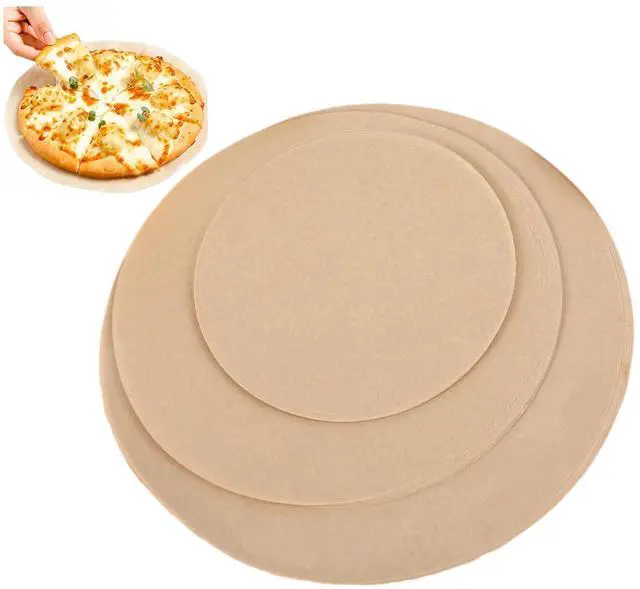 Main image of 150-Pack Unbleached Parchment Paper Rounds (6, 8, 10 Inch) - Non-Stick Precut Baking Circles for Springform Cake Pans & Freezing Hamburger Patties (Unbleached)