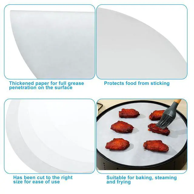 Alt view image 5 of 5 - Inch Parchment Paper Rounds, 100 Pcs