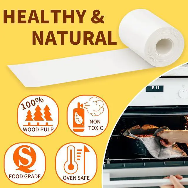 Alt view image 4 of 7 - Non-stick Cake Pan Side Liner - Parchment Paper Strips for Cake Pan Circles, Bakeware Sheet Tray, Springform Pan, 2.75in x 164ft Pre-cut Baking Paper Roll, Oven & Microwave Safe