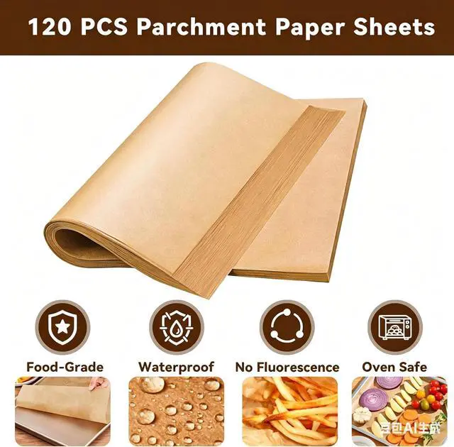 Alt view image 3 of 7 - Air Fryer Liners Disposable Compatible with the Breville Smart Oven Air Fryer Pro BOV900BSS, 120PCS Parchment Paper for Baking, Baking Sheet Accessories for Breville BOV900BSS Oven