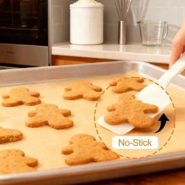 Alt view image 6 of 7 - 400 Pack Parchment Paper Sheets, 12 x 16 Inch No-Stick Pre-Cut Baking Paper Sheets, Half Sheet Parchment Paper for Cooking, Grilling, Steaming, Oven, Air Fryer, Microwave