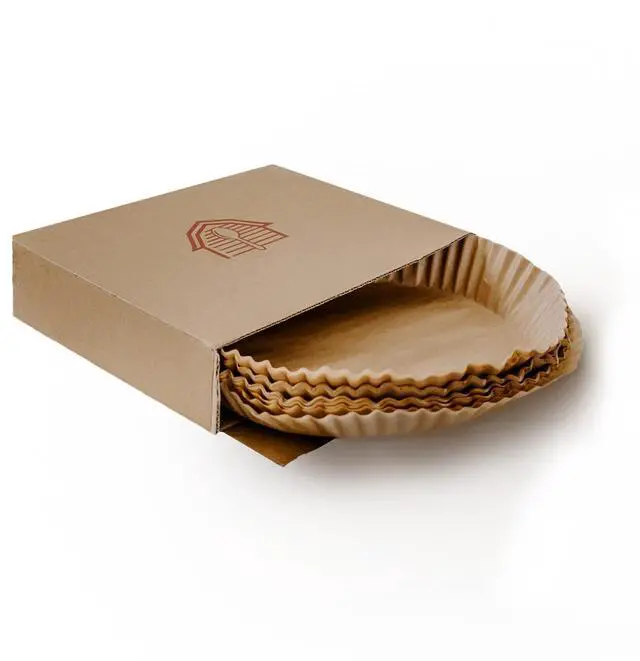 Main image of Parchment Paper for Pie Weights and Pans, Plastic Free Packaging, Pre Formed fit 8,9,10 Inch Dish, Natural Unbleached Food Grade Non-Stick Liners, High Heat Safe, Designed in USA, 50 Sheets