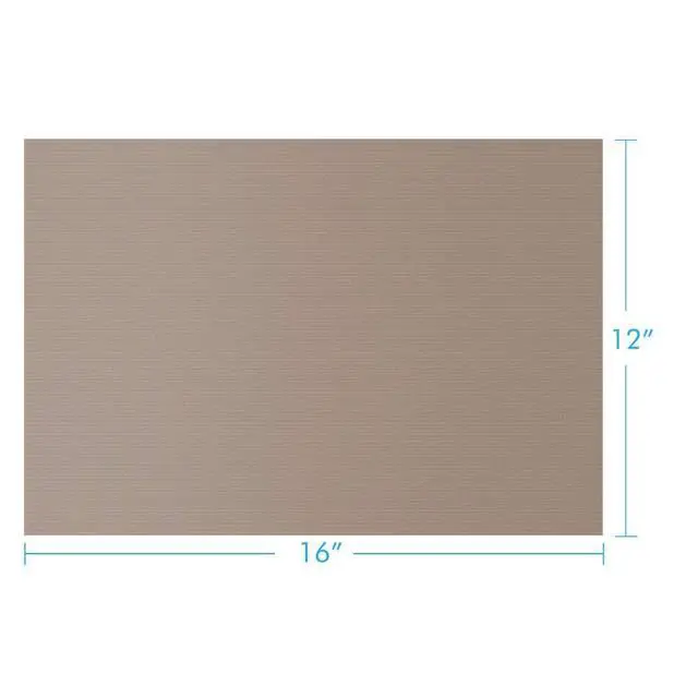 Alt view image 2 of 5 - Pack Teflon Sheet for Heat Press Transfer Sheet Non Stick 12''x16'' Heat Press Transfer Paper Heat Resistant Craft Mat