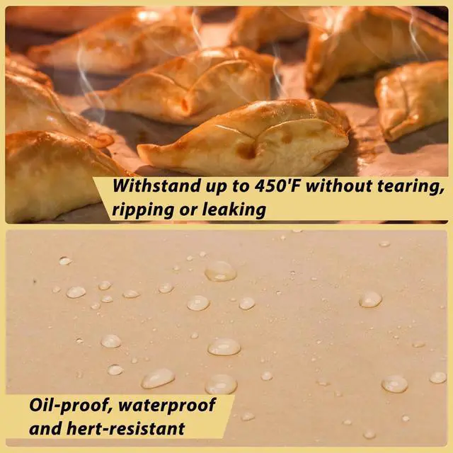 Alt view image 4 of 7 - Parchment Paper Baking Sheets for Breville Smart Oven Air Fryer Pro BOV900BSS, 9x13 Inch Non-Stick Precut Baking Parchment for Air Fryer Steaming Bread Cup Cake Cookie and More