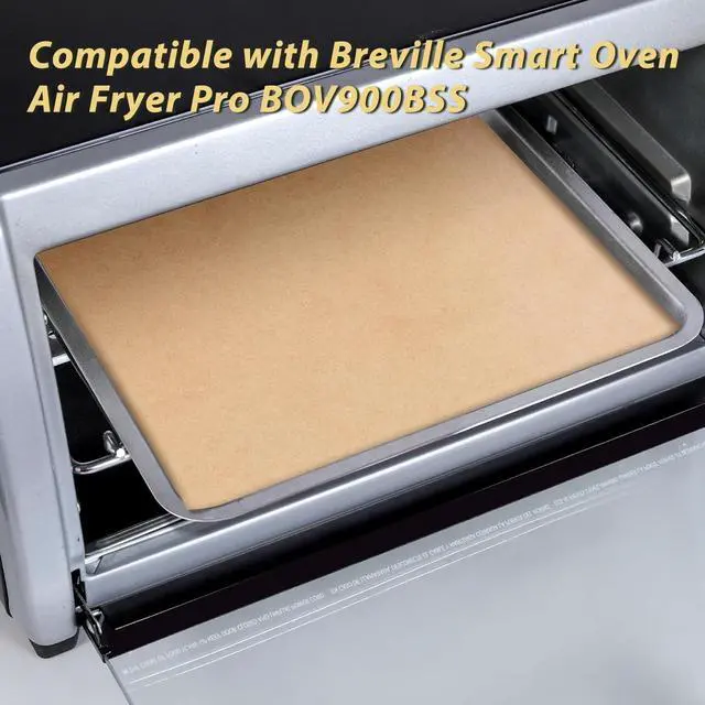 Alt view image 5 of 7 - Parchment Paper Baking Sheets for Breville Smart Oven Air Fryer Pro BOV900BSS, 9x13 Inch Non-Stick Precut Baking Parchment for Air Fryer Steaming Bread Cup Cake Cookie and More