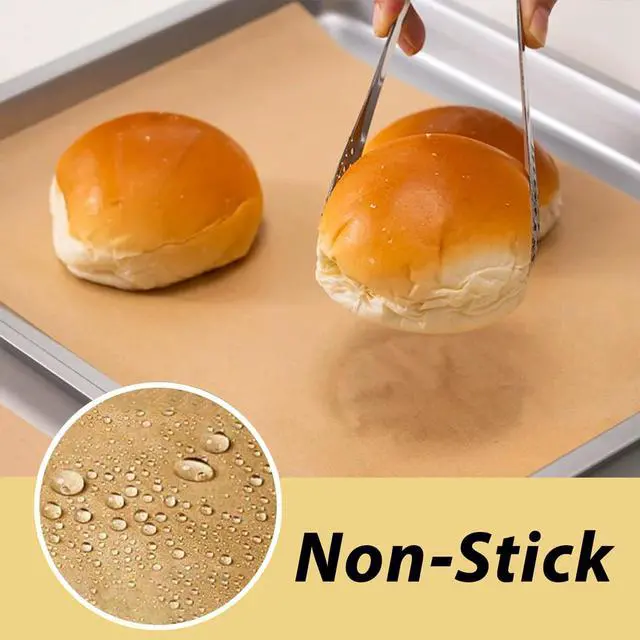 Alt view image 6 of 7 - Parchment Paper Baking Sheets for Breville Smart Oven Air Fryer Pro BOV900BSS, 9x13 Inch Non-Stick Precut Baking Parchment for Air Fryer Steaming Bread Cup Cake Cookie and More