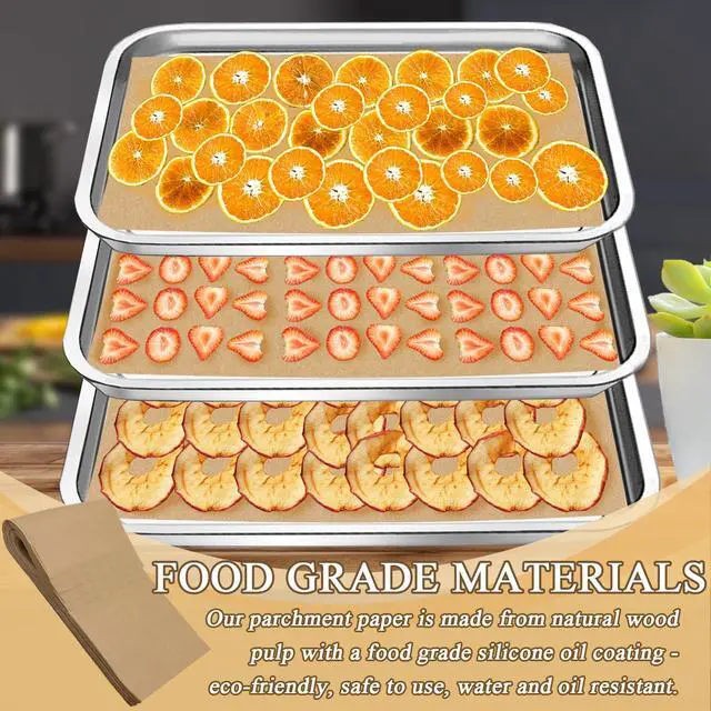 Alt view image 4 of 7 - 200 PCS Freeze Dryer Tray Mats for Harvest Right Freeze Dryer Trays, Non-Stick Baking Mats One-Off Parchment Paper Compatible with Harvest Right Freeze Dryer Trays (Large - 19.9" x 8.4")