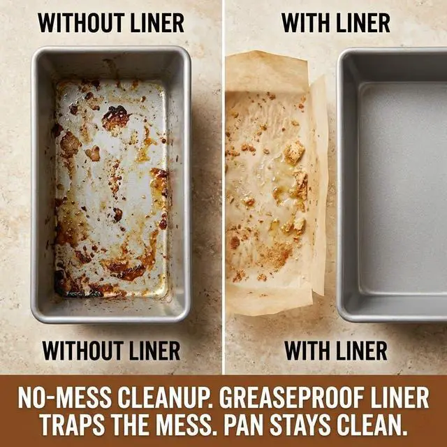 Alt view image 7 of 7 - Mini Loaf Pan Liners, 100 Pcs Unbleached Parchment Paper, Non-Stick Bread Pan Liners for 6x3 / 6.3x2.95 Inch Pans, Pre Cut Parchment Liners for Bread Meatloaf Cakes