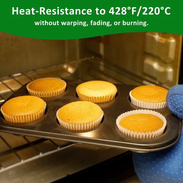 Alt view image 4 of 7 - Unbleached Parchment Cupcake Liners 225pcs - Standard Paper Muffin Liners Cups for Baking, Cupcake Wrappers with Excellent Greaseproof, Non-Stick & Non-Slip, Food Grade (Natural)