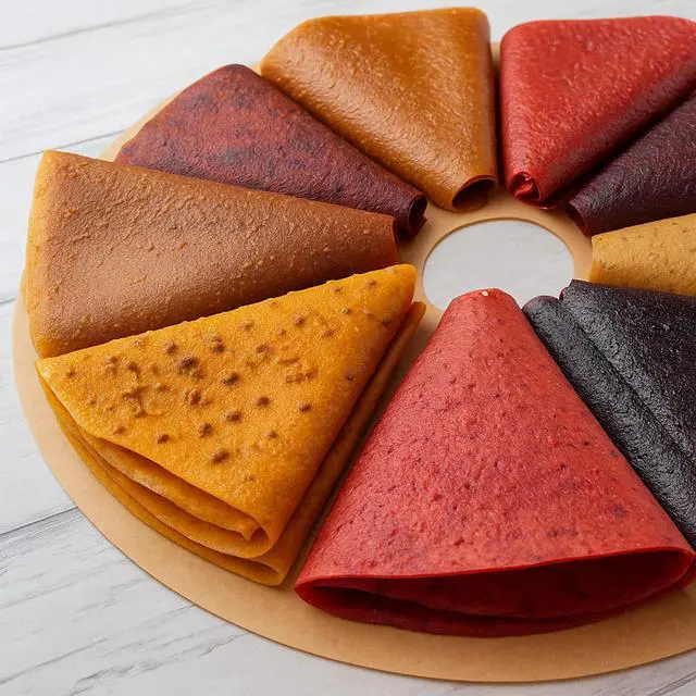 Alt view image 6 of 7 - 200 Pcs 12 Inch Round Parchment Paper with Hole Natural Unbleached Parchment Paper Sheets Non-stick Precut Disposable Silicone Coated Mat Food Drying Fruit Herb Spices