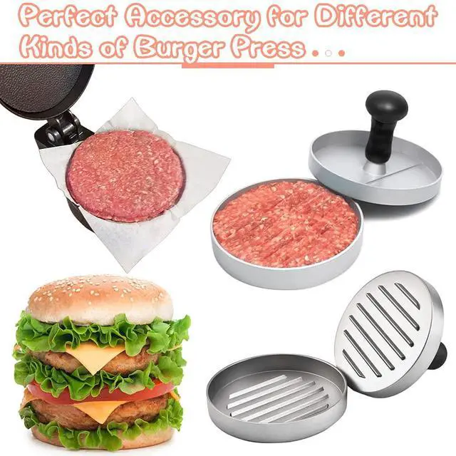 Alt view image 4 of 7 - Square Patty Paper 4x4 Inch, Set of 300, Non Stick Patty Paper Sheets for Burger Press, Patty Serperate and Cake Baking,Freezing and Caramel Candy Wrappers