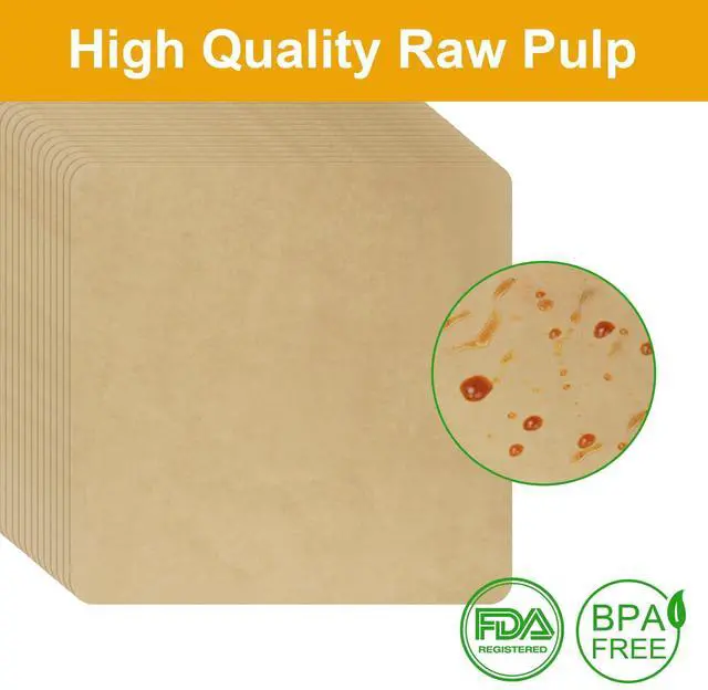 Alt view image 5 of 5 - Air Fryer Parchment Paper Square Baking Parchment for Cuisinart Air Fryer