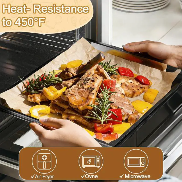 Alt view image 4 of 7 - 360 Pcs Parchment Paper Sheets, Non-Stick, Pre-cut (12x16 Inch)