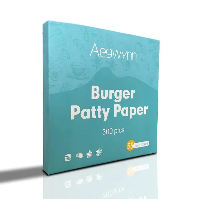 Alt view image 7 of 7 - Hamburger Patty Paper Round 5.5 Inch 300 Pcs, Parchment Burger Papers Non Stick Easy to Remove Separate Frozen Pressed Patties (5.5 Inch)