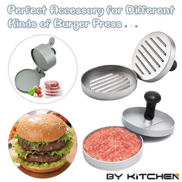 Alt view image 3 of 7 - Burger Patty Paper, 5.5 x 5.5in, Set of 300, Patty Paper Squares, Baking Parchment Squares/Hamburger Patty Papers for Separating Burger, Cookies and More