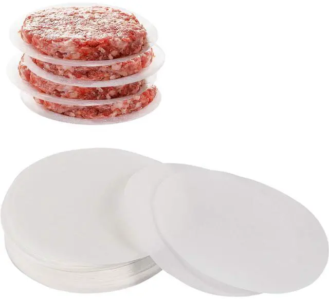 Main image of Hamburger Patty Paper Round 5.5 Inch, Set of 200, Non Stick Patty Paper Sheets for Burger Press, Patty Serperate and Cake Baking(4.5/6/7/8/9/10/12inch Available)