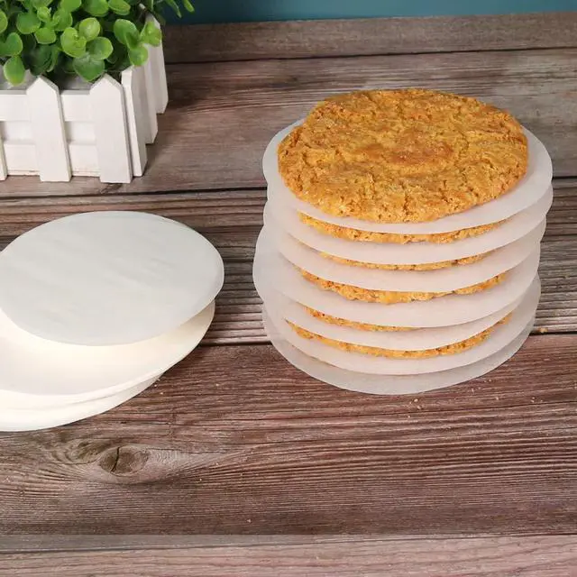 Alt view image 5 of 7 - Hamburger Patty Paper Round 5.5 Inch, Set of 200, Non Stick Patty Paper Sheets for Burger Press, Patty Serperate and Cake Baking(4.5/6/7/8/9/10/12inch Available)