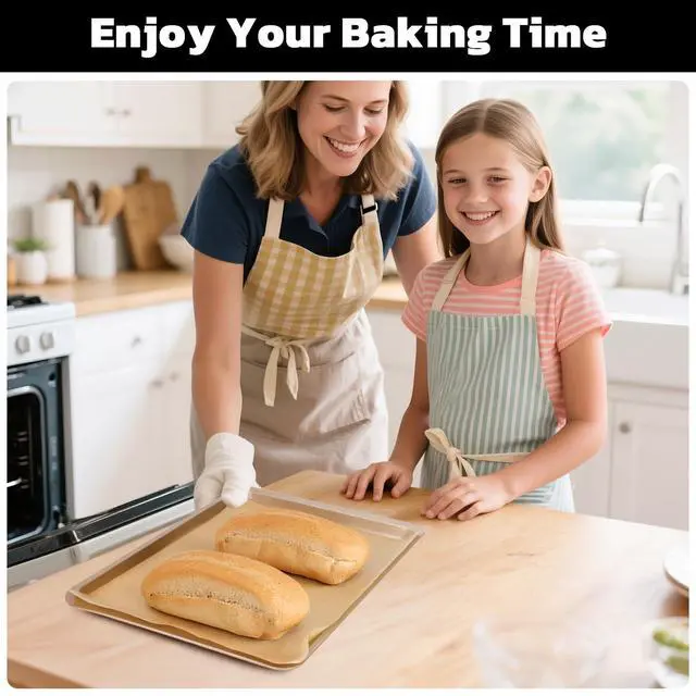 Alt view image 7 of 7 - Parchment Paper Sheets for Baking, 200pcs 10x14 Inch Unbleached Precut Nonstick Heavy Duty Natural Parchment Baking Paper Sheets for Air Fryer Cooking, Grilling, Frying and Steaming